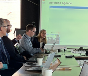 A Net Zero Project Management Committee in workshop