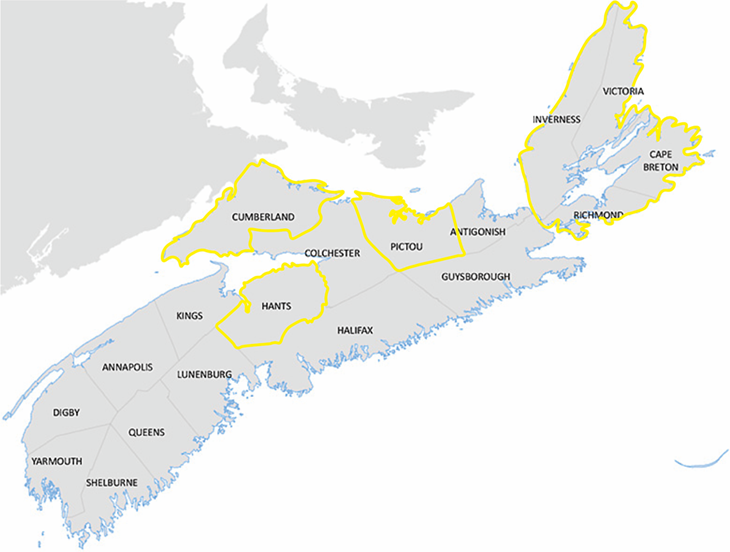 Geothermal Nova Scotia Resource Map