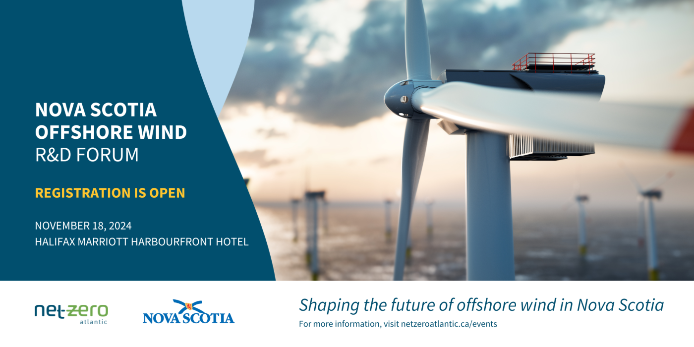 Ad graphic for offshore wind forum