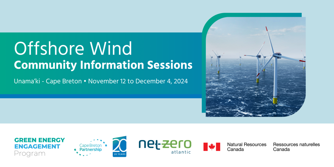 Ad graphic for offshore wind information session