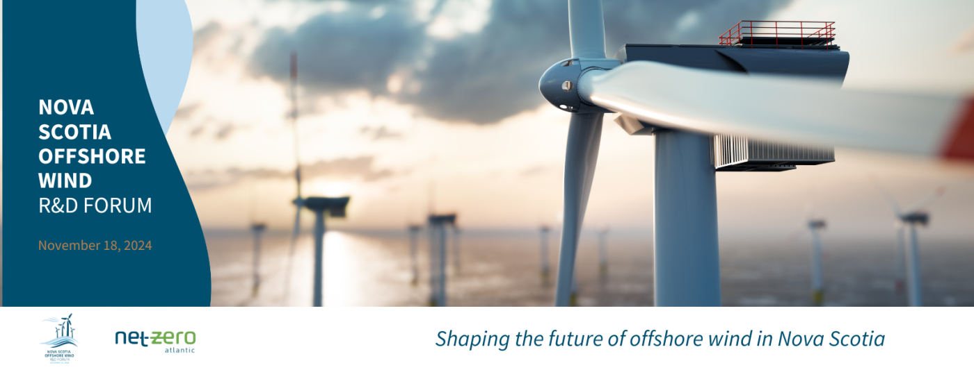 Ad graphic for offshore wind forum