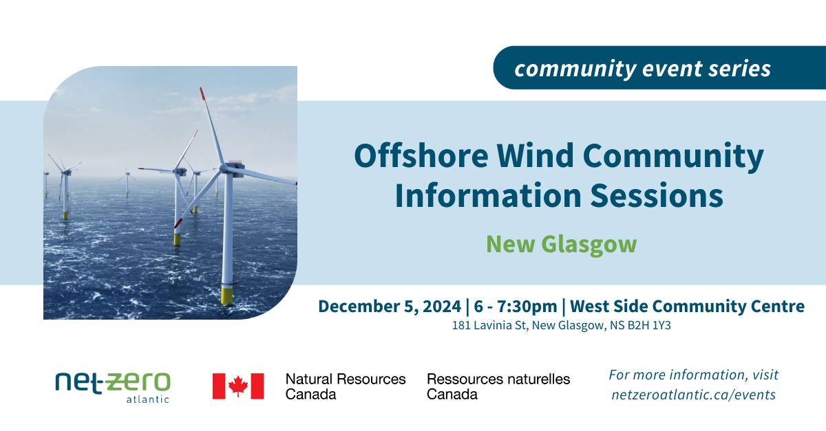 Ad graphic for offshore wind information session