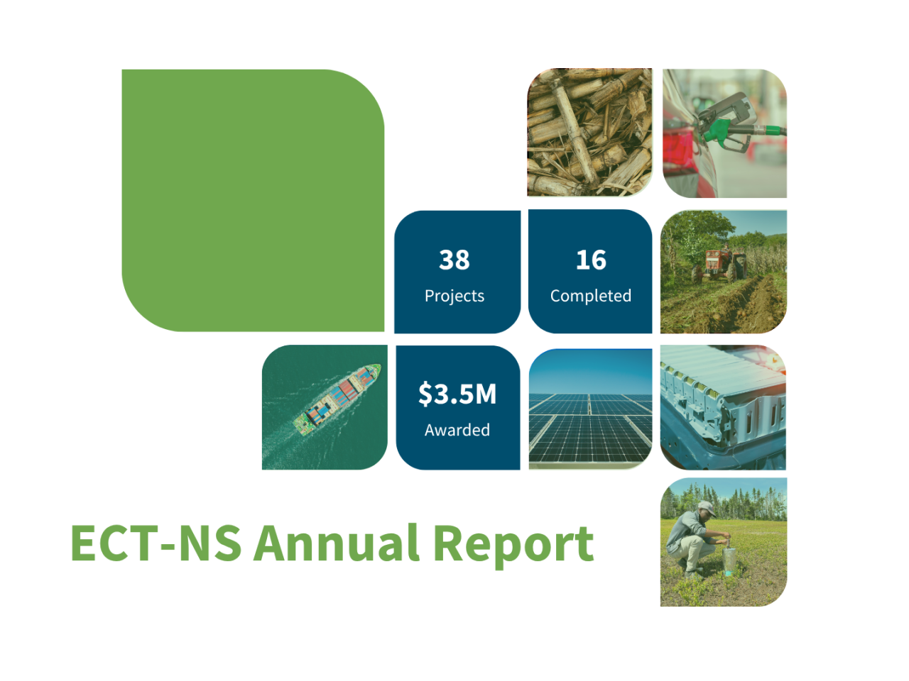 ECT-NS Annual Report - 38 projects, 16 completed, $3.5 million awarded