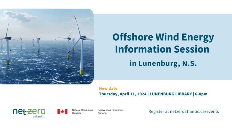 New date for Offshore Wind Energy event in Lunenburg